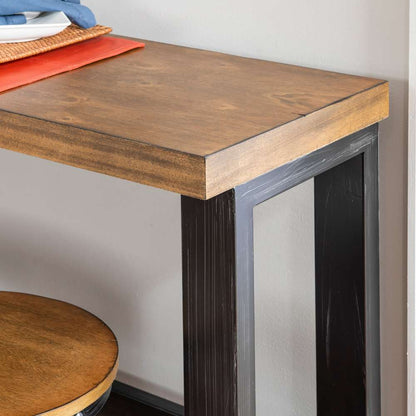 Powell Company - Hawkford Sofa Bar Table, Gunmetal - D1498LD23TBL veiw 4