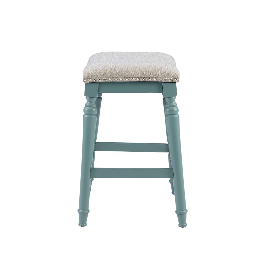 Powell Company - Hayes Big And Tall Counter Stool, Blue - D1043D16CSBL veiw 3
