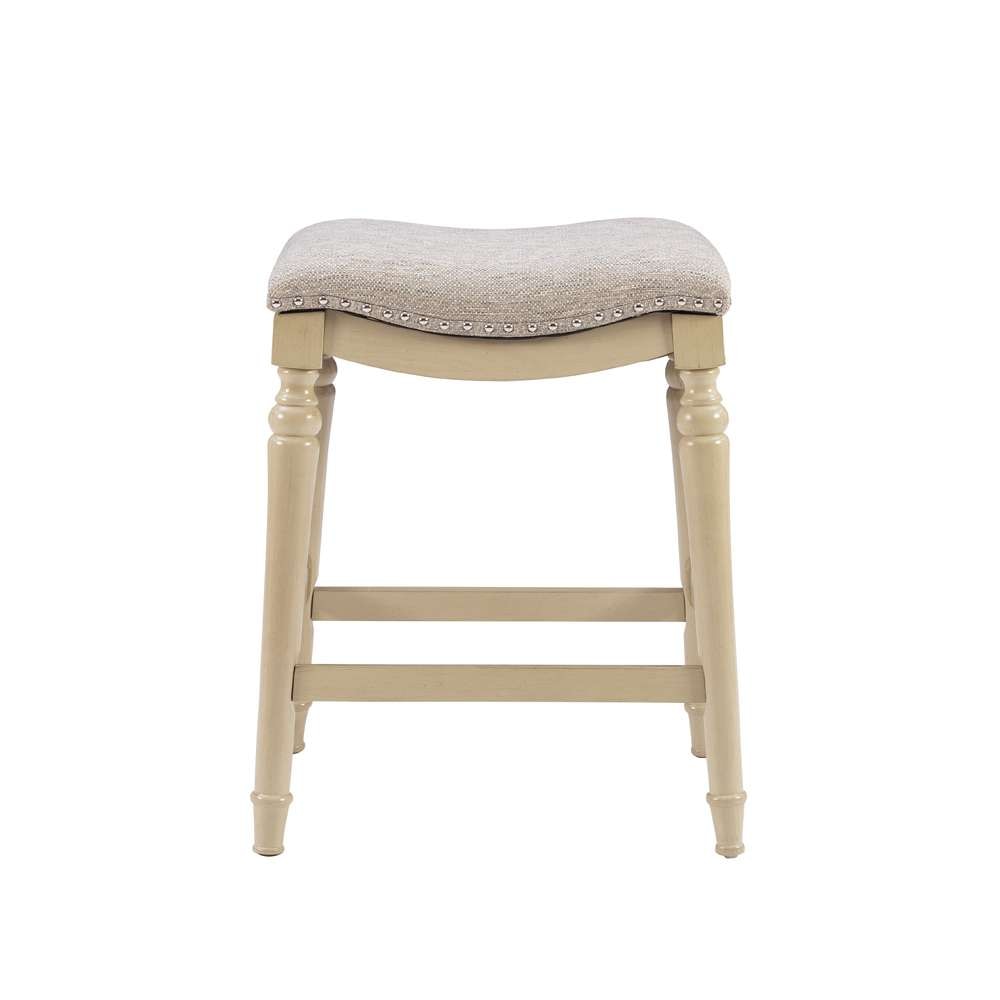 Powell Company - Hayes Big And Tall Counter Stool, Cream - D1043D16CS veiw 2