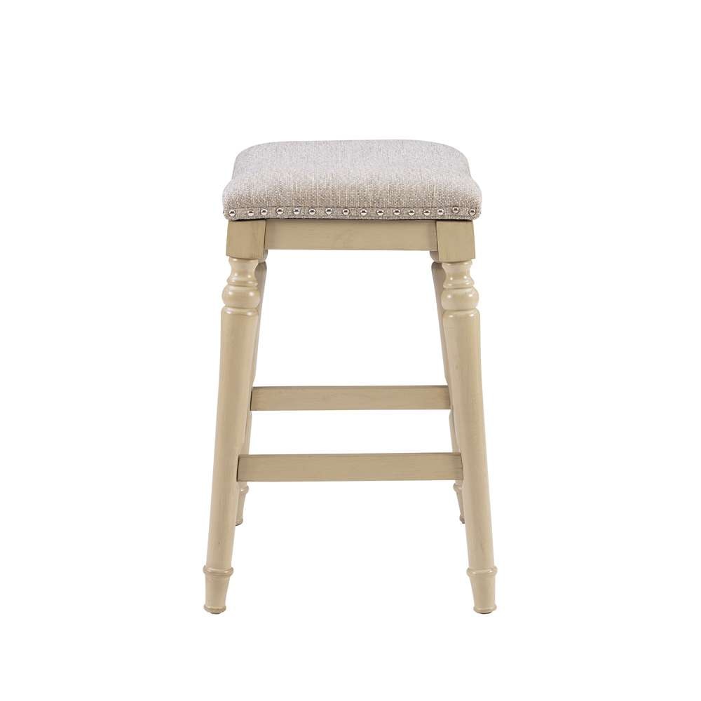 Powell Company - Hayes Big And Tall Counter Stool, Cream - D1043D16CS veiw 3