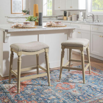 Powell Company - Hayes Big And Tall Counter Stool, Cream - D1043D16CS veiw 5