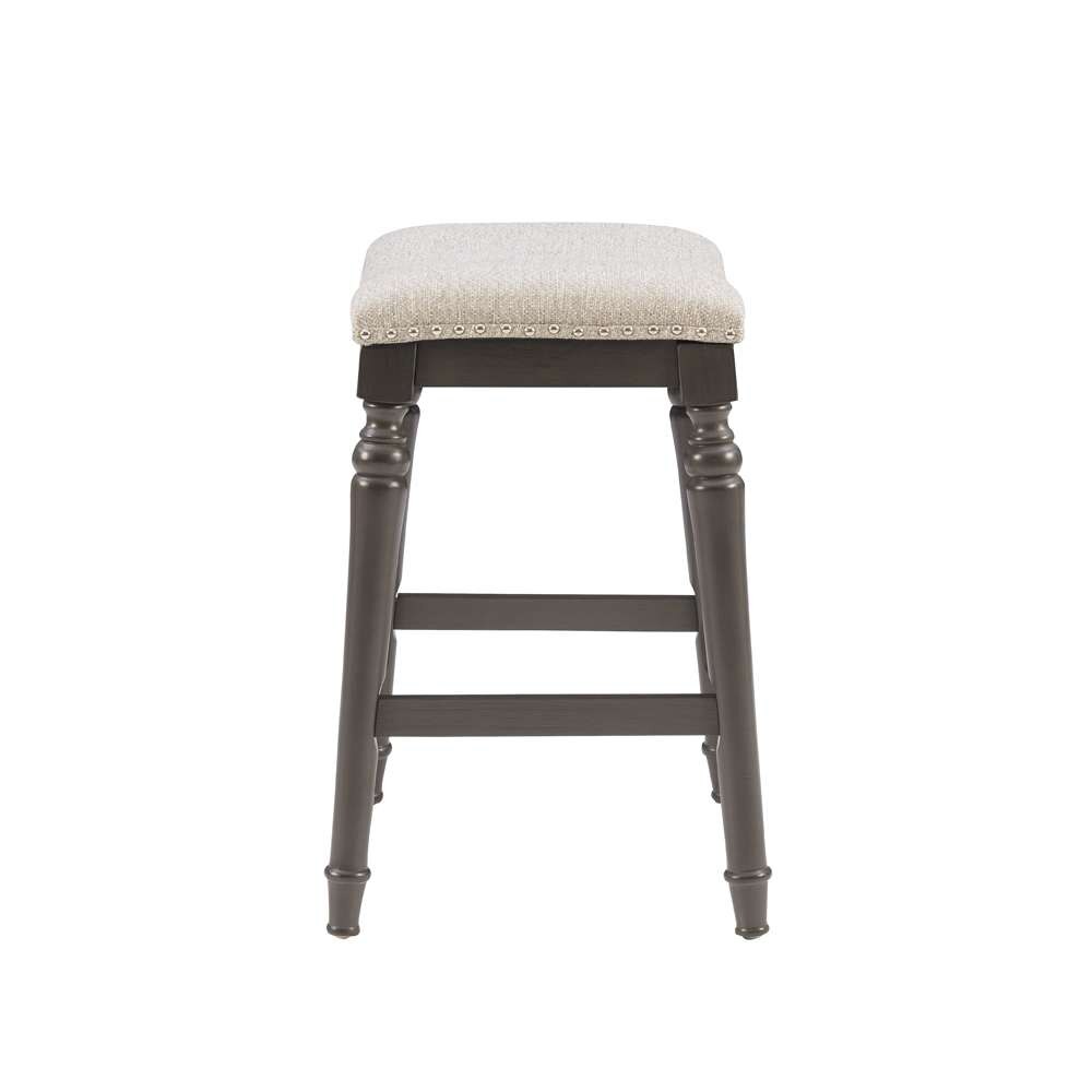Powell Company - Hayes Big And Tall Counter Stool, Grey - D1043D16CSG veiw 3