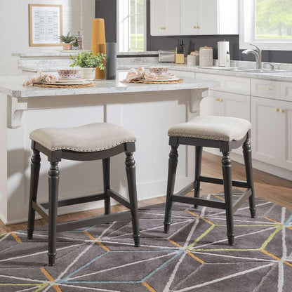 Powell Company - Hayes Big And Tall Counter Stool, Grey - D1043D16CSG veiw 5