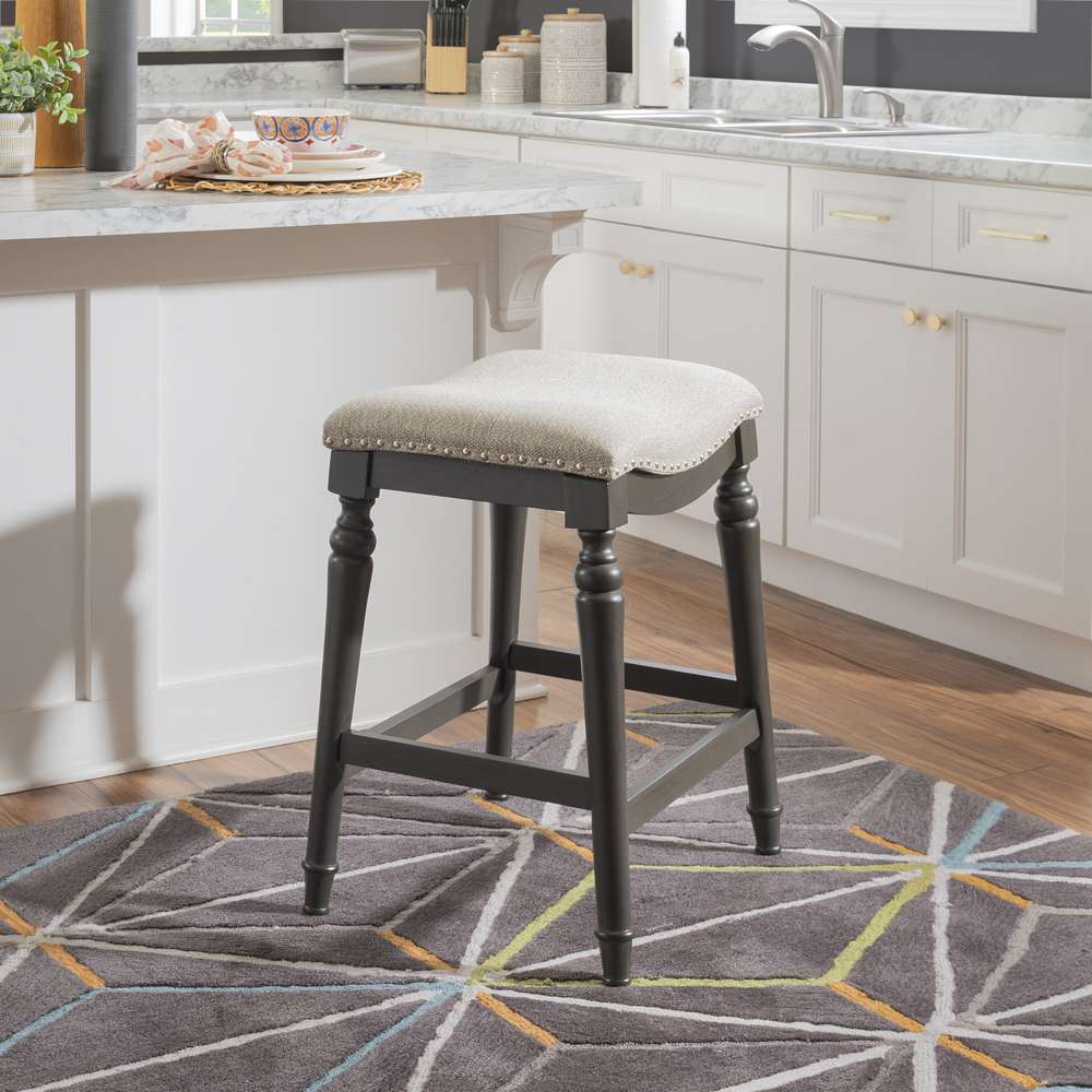 Powell Company - Hayes Big And Tall Counter Stool, Grey - D1043D16CSG veiw 6