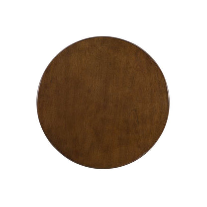 Powell Company - Hazelnut Round Table With Shelf - 713-352 veiw 4