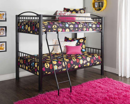 Powell Company - Heavy Metal Black Twin Over Twin Bunk Bed - 938-138 veiw 3