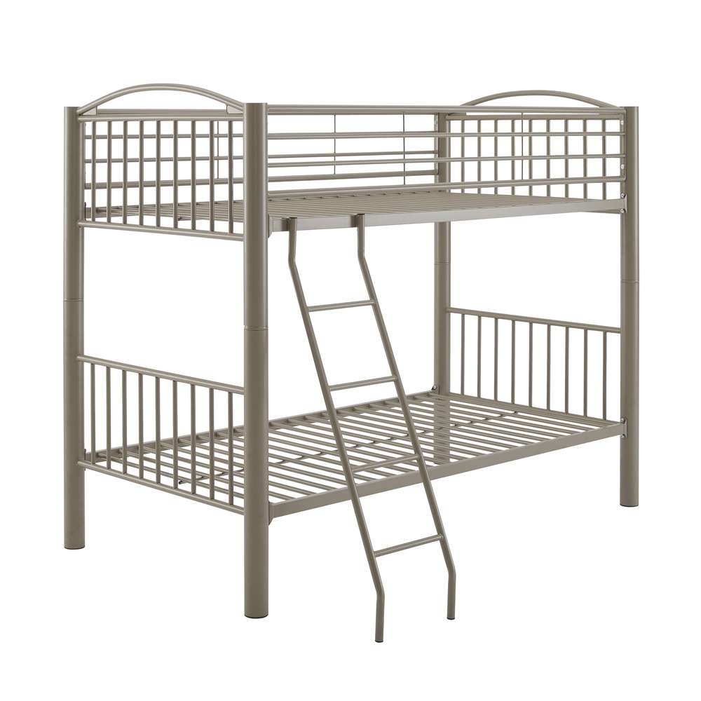 Powell Company - Heavy Metal Pewter Twin Over Twin Bunk Bed - 941-138 veiw 1