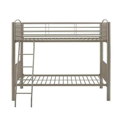 Powell Company - Heavy Metal Pewter Twin Over Twin Bunk Bed - 941-138 veiw 4