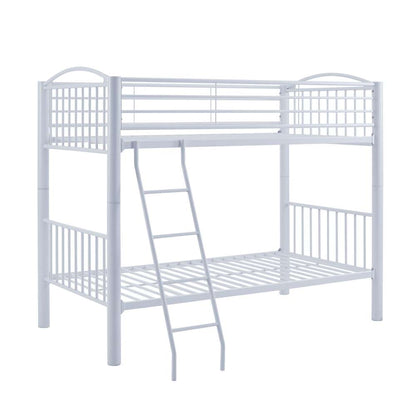 Powell Company - Heavy Metal Twin Twin White Bunk Bed - D1384Y20W veiw 1