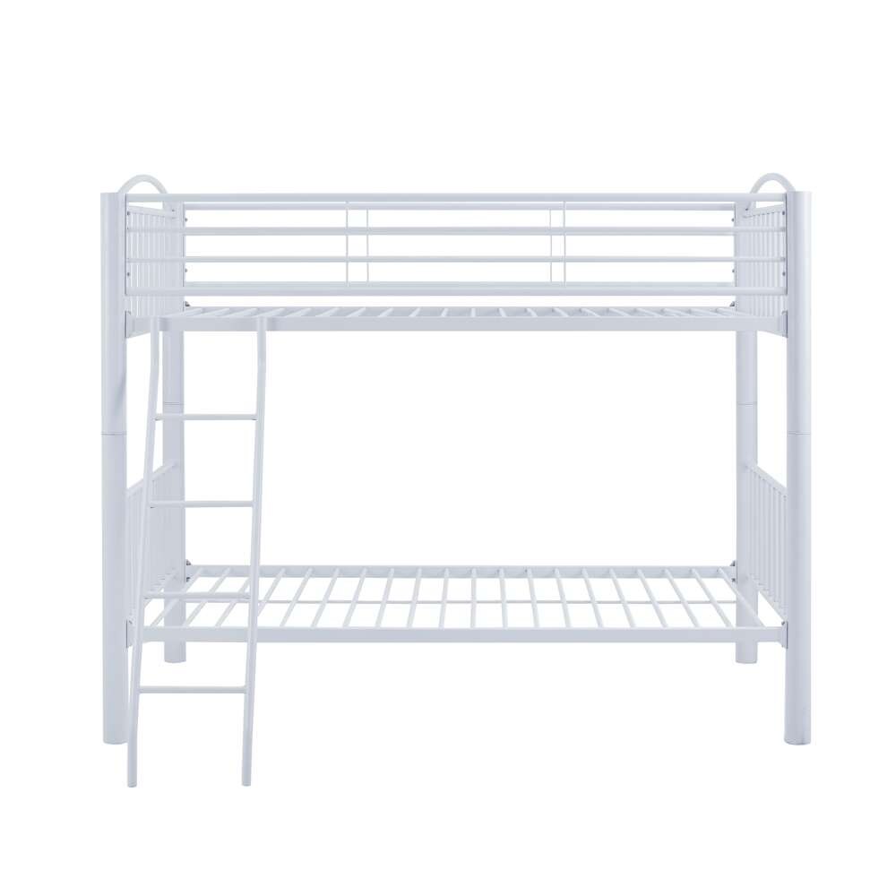 Powell Company - Heavy Metal Twin Twin White Bunk Bed - D1384Y20W veiw 2