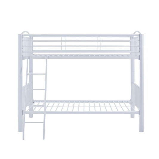 Powell Company - Heavy Metal Twin Twin White Bunk Bed - D1384Y20W veiw 2