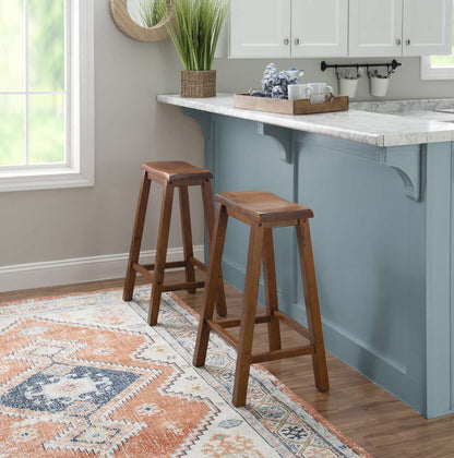 Powell Company - inHoney Brownin Bar Stool, 29in Seat Height - Overpacked - 455-431 veiw 5