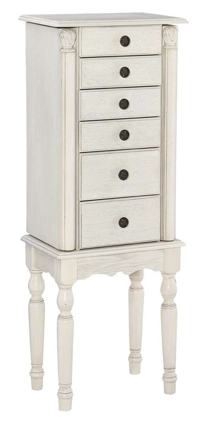 Powell Company - Imogen Jewelry Armoire Off White - D1319J20W veiw 1