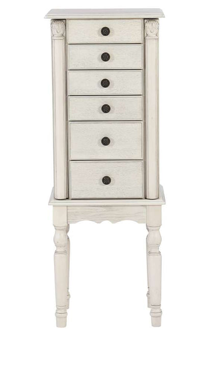 Powell Company - Imogen Jewelry Armoire Off White - D1319J20W veiw 2