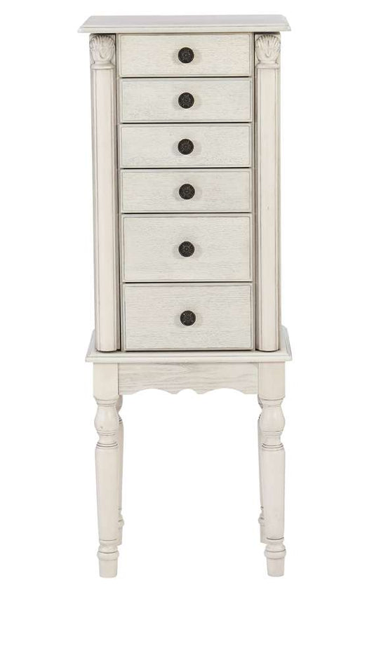 Powell Company - Imogen Jewelry Armoire Off White - D1319J20W veiw 2