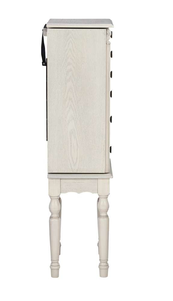 Powell Company - Imogen Jewelry Armoire Off White - D1319J20W veiw 3