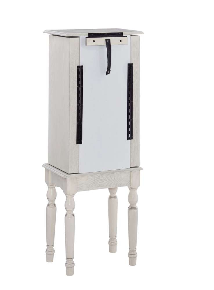 Powell Company - Imogen Jewelry Armoire Off White - D1319J20W veiw 4