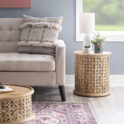 Powell Company - Inora Side Table Natural - D1427A21STNAT veiw 3