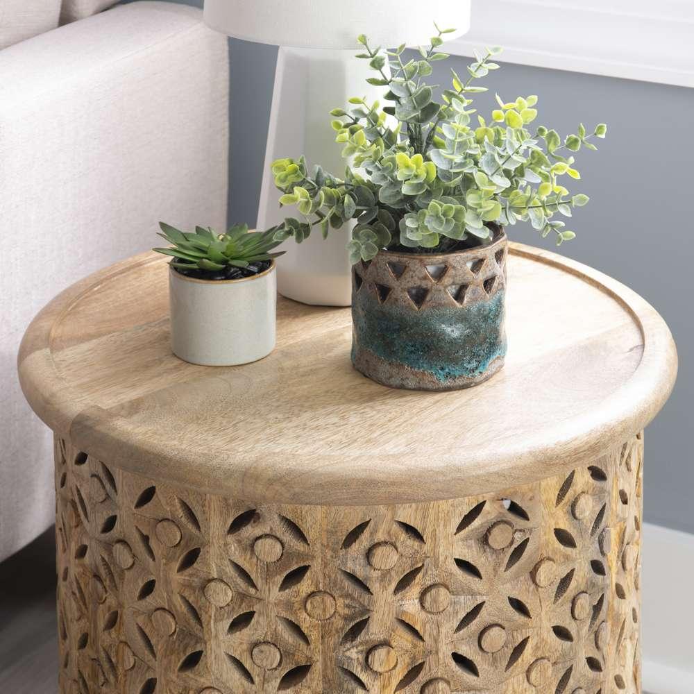 Powell Company - Inora Side Table Natural - D1427A21STNAT veiw 4