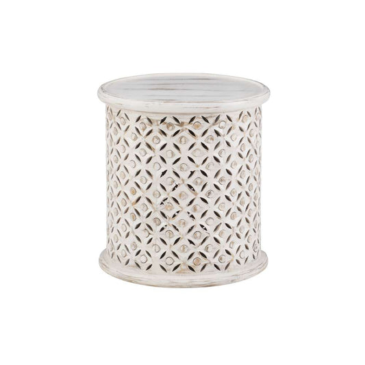 Powell Company - Inora Side Table White - D1427A21STWH veiw 1