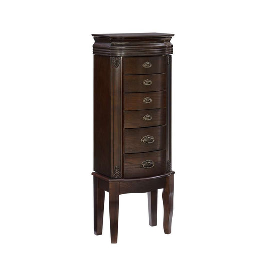 Powell Company - Italian Influenced Transitional Espresso Jewelry Armoire - 358-315 veiw 1
