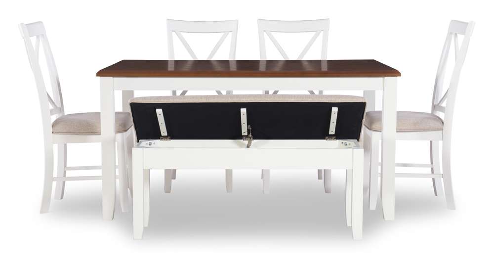 Powell Company - Jane Brown 6 Piece Dining Set - D1253D19BPC6 veiw 2