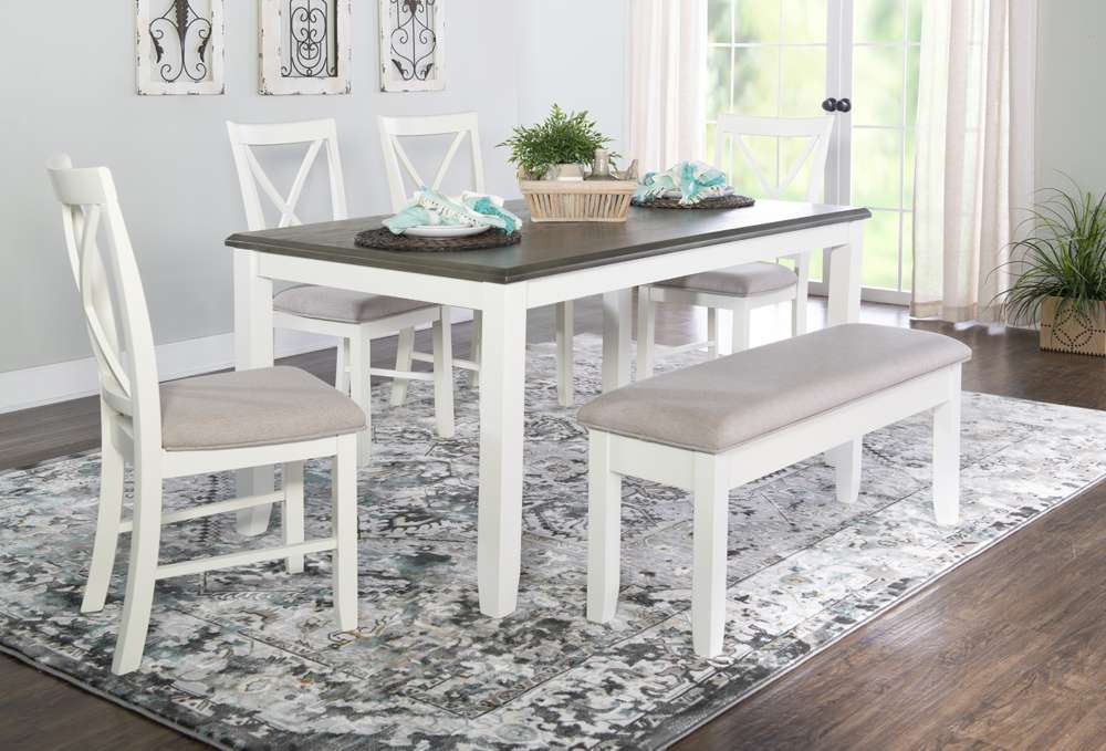 Powell Company - Jane Grey 6 Piece Dining Set - D1254D19GPC6 veiw 6