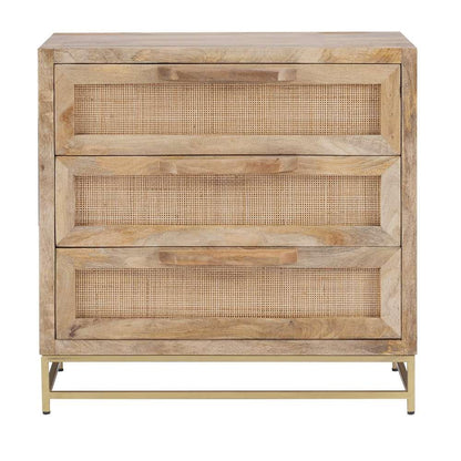 Powell Company - Janie Rattan Cabinet Three Drawers - D1239A19C3 view 2