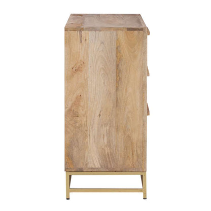 Powell Company - Janie Rattan Cabinet Three Drawers - D1239A19C3 view 3