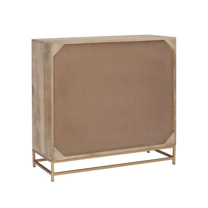 Powell Company - Janie Rattan Cabinet Two Sliding Doors - D1239A19C1 veiw 4