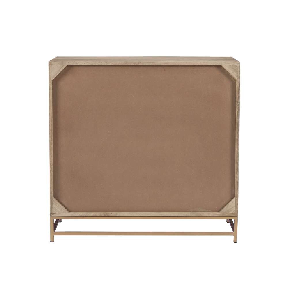 Powell Company - Janie Rattan Cabinet Two Sliding Doors - D1239A19C1 veiw 5