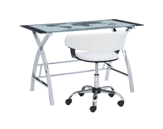 Powell Company - Jared Desk Set White - D1126A18 veiw 2