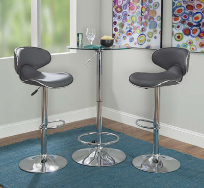Powell Company - Jenna Adjustable 3PC Pub Set Grey - D1453B21PC3G veiw 5