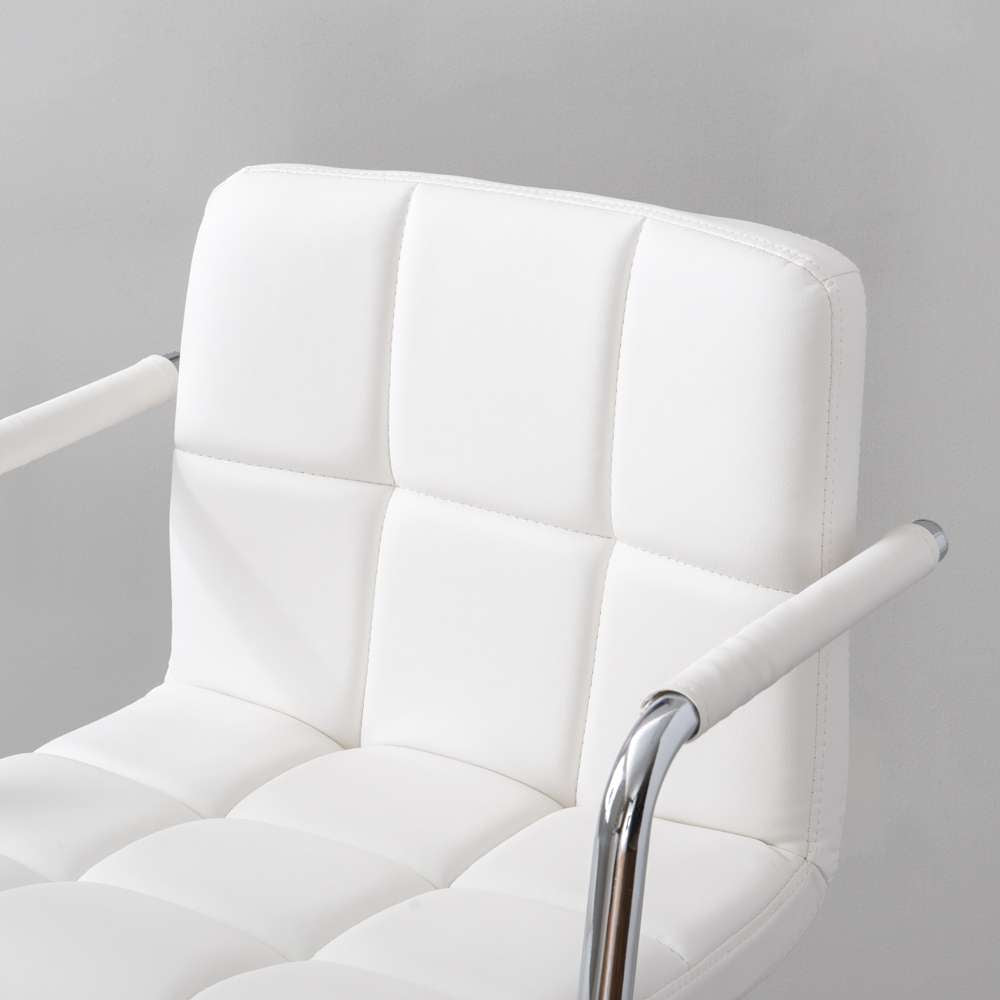 Powell Company - Jenna Quilted 3PC Pub Table Set White - D1454B21PC3W veiw 3