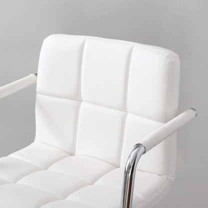 Powell Company - Jenna Quilted 3PC Pub Table Set White - D1454B21PC3W veiw 3