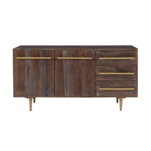 Powell Company - Keavy Acacia Wood Console - D1446A21 veiw 2