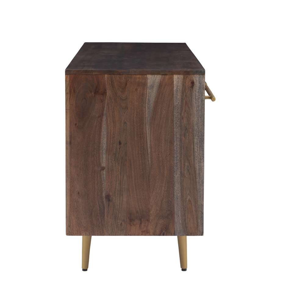 Powell Company - Keavy Acacia Wood Console - D1446A21 veiw 3