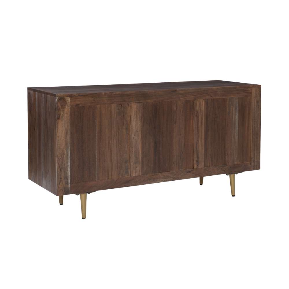 Powell Company - Keavy Acacia Wood Console - D1446A21 veiw 5