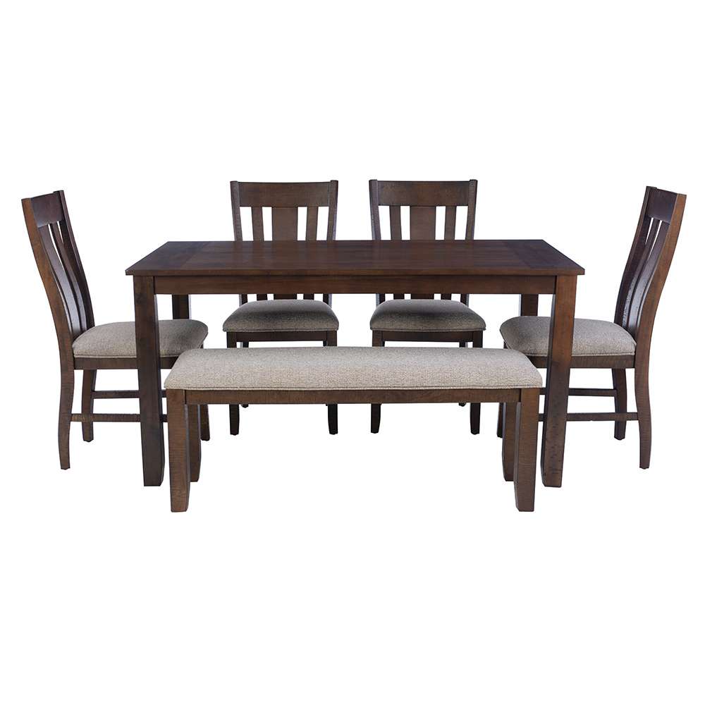 Powell Company - Lepine 6Pc Dining Set Brown/Beige - D1010LD23PC6 veiw 1