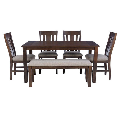 Powell Company - Lepine 6Pc Dining Set Brown/Beige - D1010LD23PC6 veiw 1