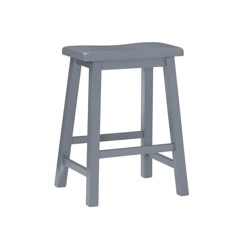 Powell Company - Logan Counter Stool Grey  - D1165B18CS veiw 1