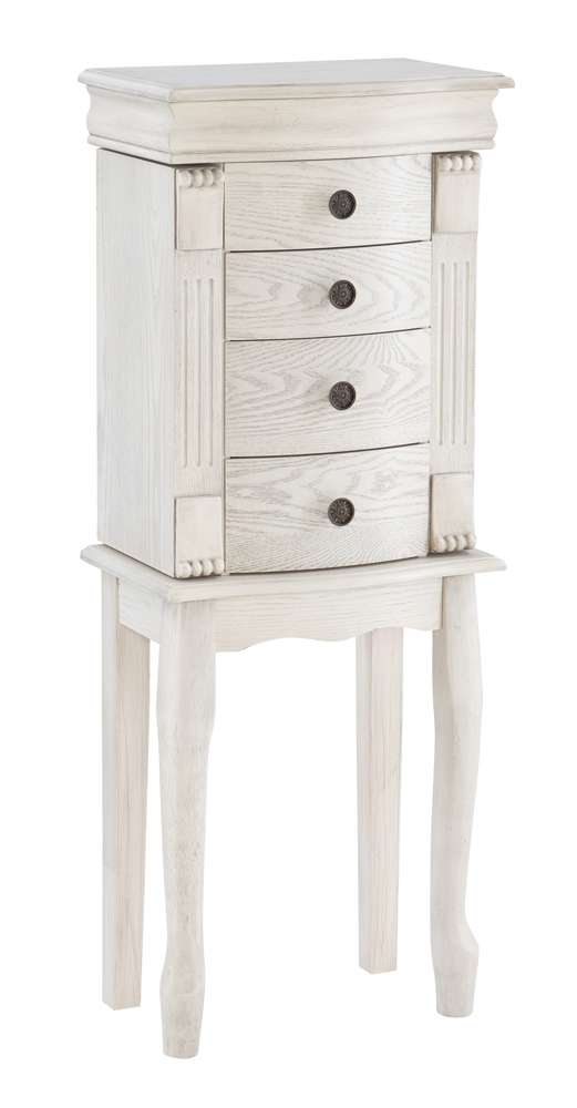 Powell Company - Louis Philippe Jewelry Armoire Off White - D1321J20W veiw 1