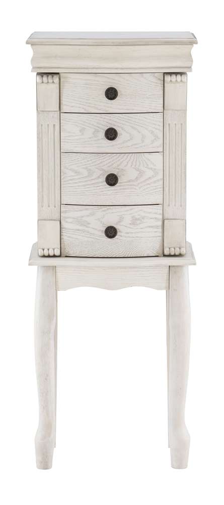 Powell Company - Louis Philippe Jewelry Armoire Off White - D1321J20W veiw 2