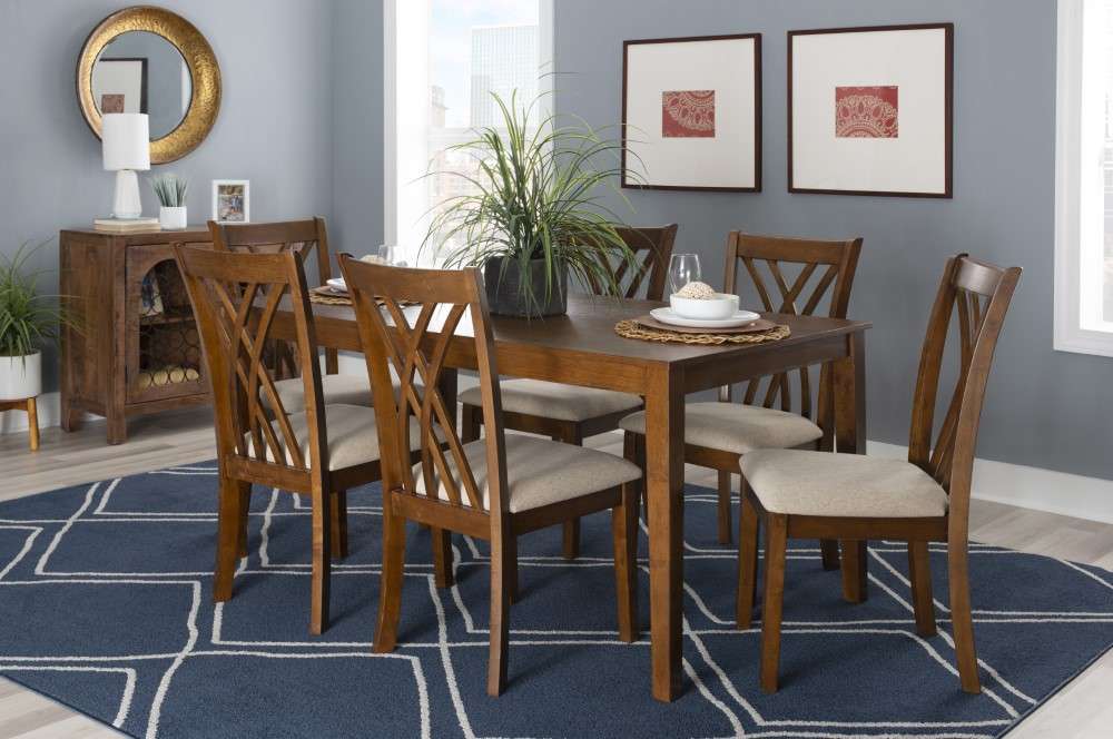 Powell Company - Maggie 7Pc Dining Set Brown - D1092D17B veiw 8