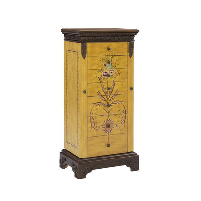 Powell Company - Masterpiece Antique Parchment Hand Painted Jewelry Armoire - 582-314 veiw 1