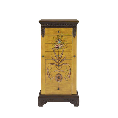 Powell Company - Masterpiece Antique Parchment Hand Painted Jewelry Armoire - 582-314 veiw 2