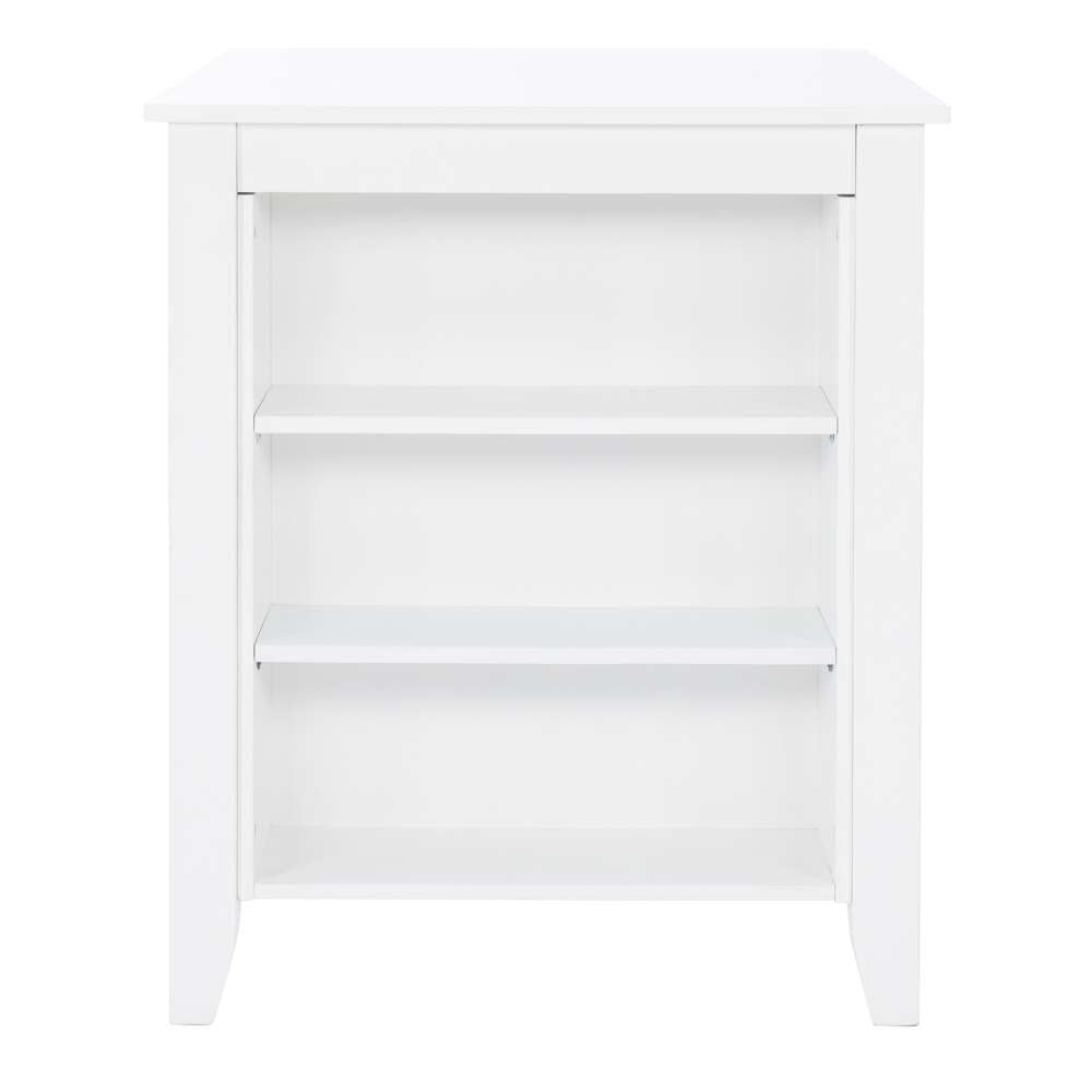 Powell Company - Mayfair Counter Height Space Saving Table White - D1015LD23CTSS veiw 3