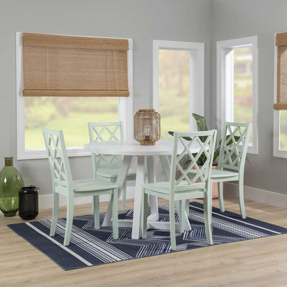Powell Company - Mayfair Round Dining Table White - D1015LD23RDTW veiw 2
