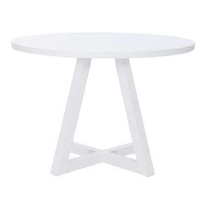 Powell Company - Mayfair Round Dining Table White - D1015LD23RDTW veiw 3