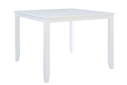 Powell Company - Mayfair Square Counter Height Table White - D1015LD23CTW veiw 4